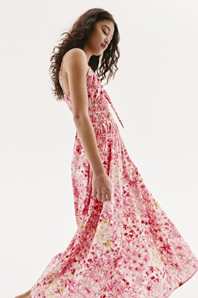 H&M Pamuklu ve Askılı Elbise