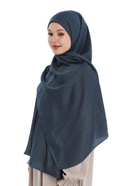 Altobeh Monogram Star Pattern Shawl - Anthracite