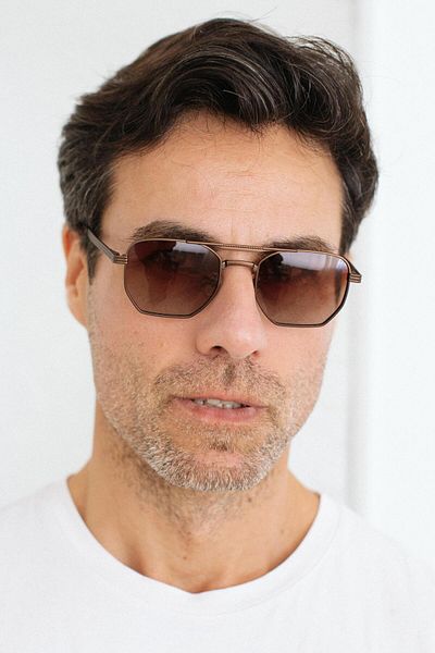 Bilge Karga Gerda Bronze Brown Gradient Men's Sunglasses
