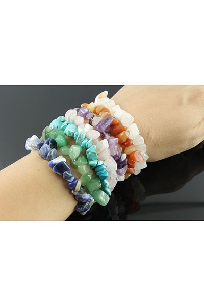 OEM NATURAL CHAKRAL CRYSTALS BRACELET