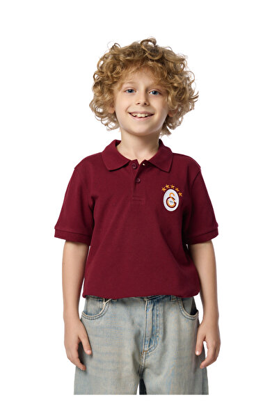 GSStore Galatasaray 5 Yıldız Klasik Logo Polo Çocuk T-shirt C251403