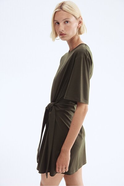 H&M Düğüm Detaylı Elbise