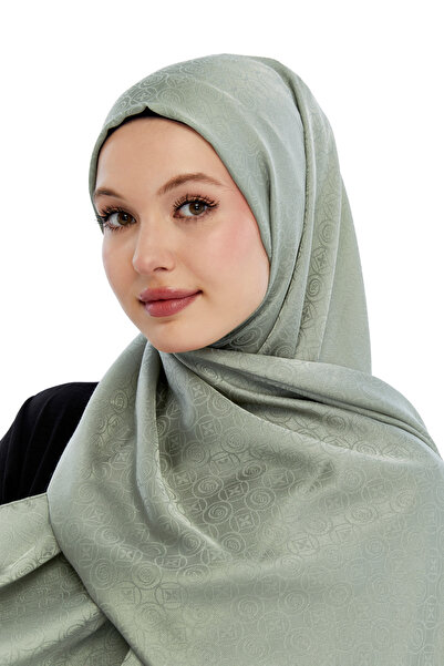 Altobeh Monogram Star Pattern Shawl - Mint Green