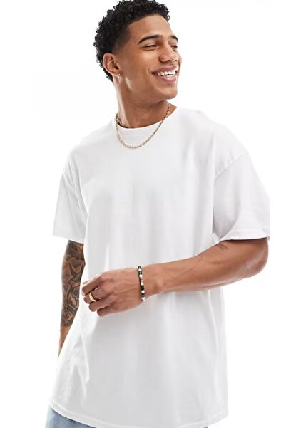 The Champ Clothing Plus Size Men's T-Shirt 100% Cotton White Oversize Citrus Printed Summer