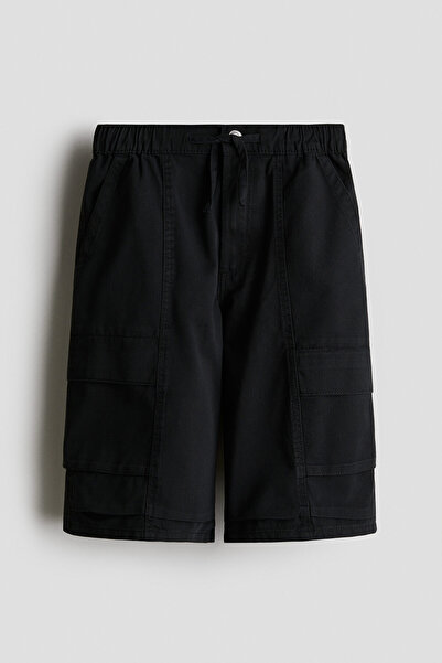 H&M Gabardin Kargo Şort