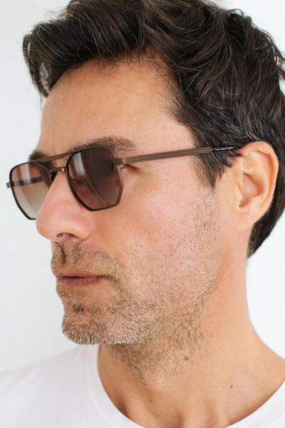 Bilge Karga Gerda Bronze Brown Degrade Erkek Güneş Gözlüğü