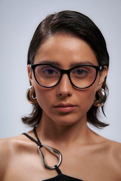 Bilge Karga نظارات إليانور الواقية من الضوء الأسود والأزرق