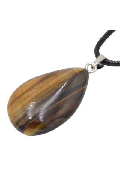 OEM TIGER EYE CRYSTAL TEAR PENDANT | BALANCING EXTREME ENERGIES