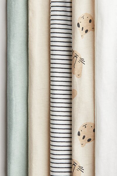 H&M 5’li Pamuklu Tulum Pijama