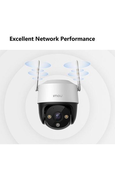 Imou Outdoor Wifi Video Camera, 5mp, Motion Detection, Night Vision, Cruiser Se , White