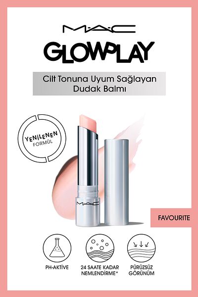 M.A.C Favourite 3 g Keyon3239 - Moisturizing Lip Balm Adapting to Skin Tone