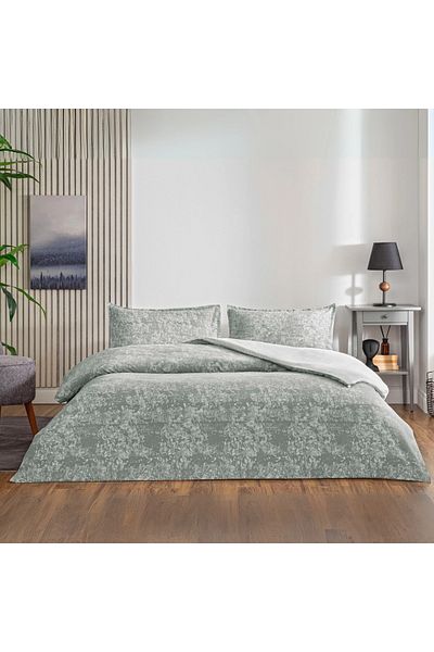 Taç Seç&Ser Double Duvet Cover Set Shimmer Gray (Two Sides Patterned)