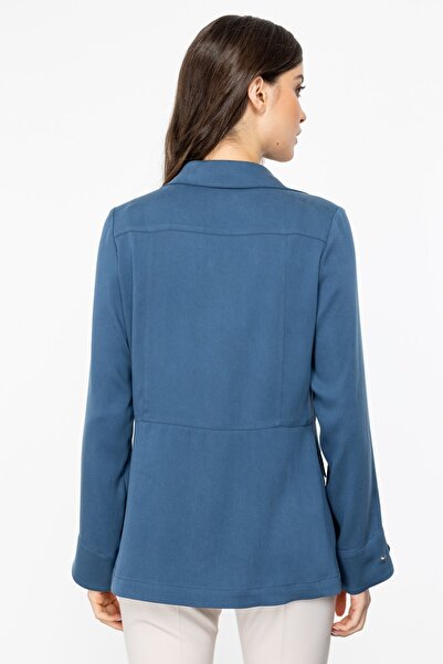 Ekol Trench Coat - Snap Detail