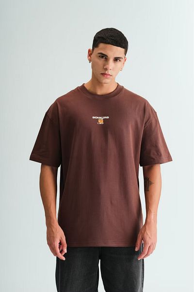 ACTIVE MODA -Men's Cotton Printed Fashioned Tshirt Oversize Large Size