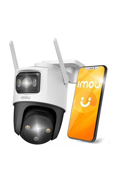 Imou Wifi Outdoor Video Camera, 8mp, Two-way Talk, Motion Detection, Night Vision, Ip66, White