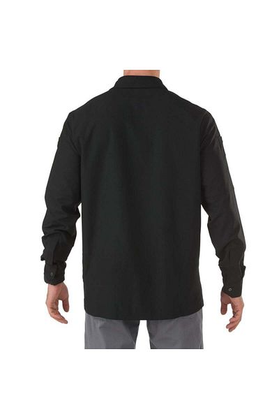 5.11 Tactical Unisex Black Freedom Flex Woven Ls Shirt