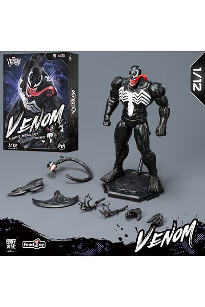 Shem Spider-Man Venom 15.5cm 1/12 Stark Suit Classic Assembled Action Figure Collection Model Assembling