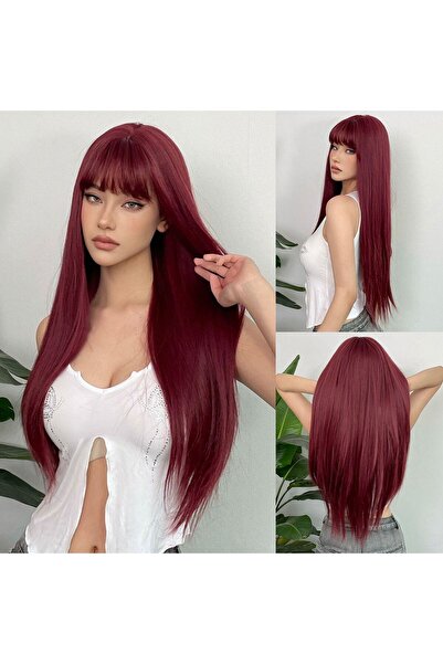 REMY HAİR Uzun Düz Perçemli Peruk VİP SERİ