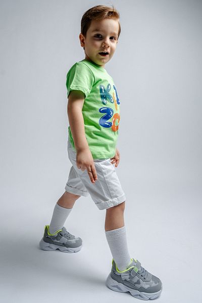 mnpc Gray Lighted Boys' Sneakers