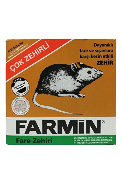 As İlaç Farmin Fare Zehiri 250 G ( 2X125 Gr Poşet )
