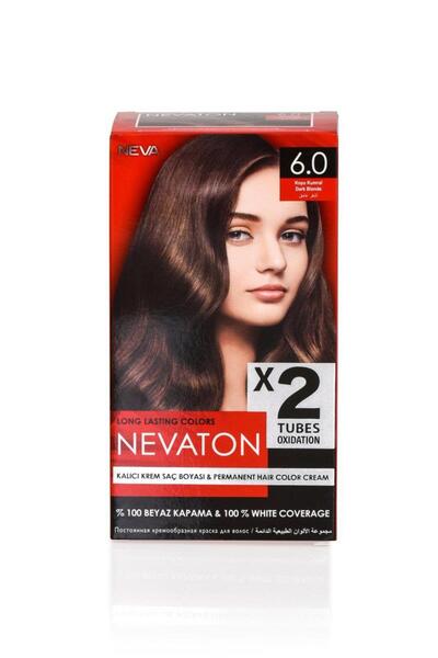 Nevaton 2 Li Saç Boyası 6.0 Koyu Kumral