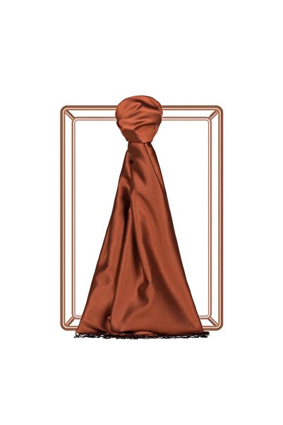 ipekevi Çift Taraflı İpek Şal - Yeni Bakır