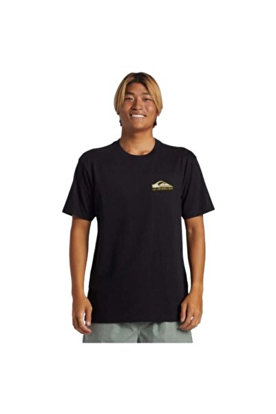Quiksilver Step Up Mor Erkek Siyah Günlük Stil T-shirt Aqyzt09563-10010