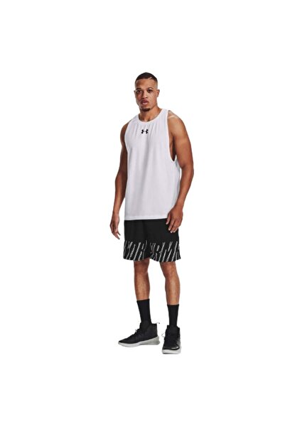 Under Armour Ua Baselıne Cotton Tank 1361901-100 Erkek Beyaz Tişört