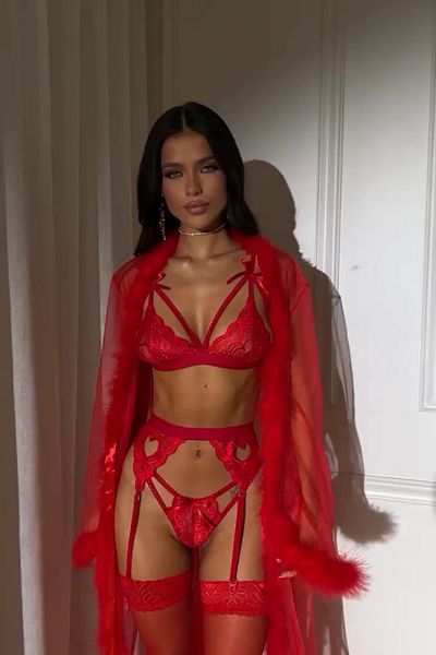 M&A Özaltın Garter Suit with Socks Gift (Discreet Shipping)