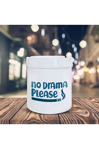 Genel Markalar Eğlenceli Küllük Endişe Etme Lütfen Baskılı Kül Tablası K-159