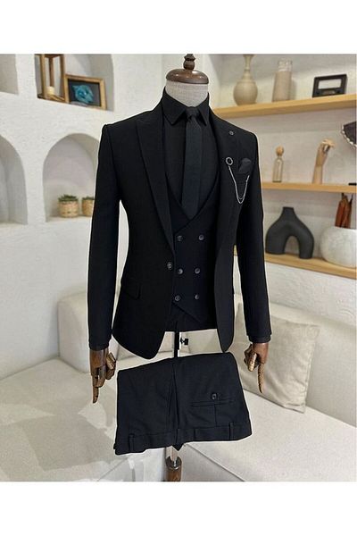 carismen Men's Slim Fit Vest Suit