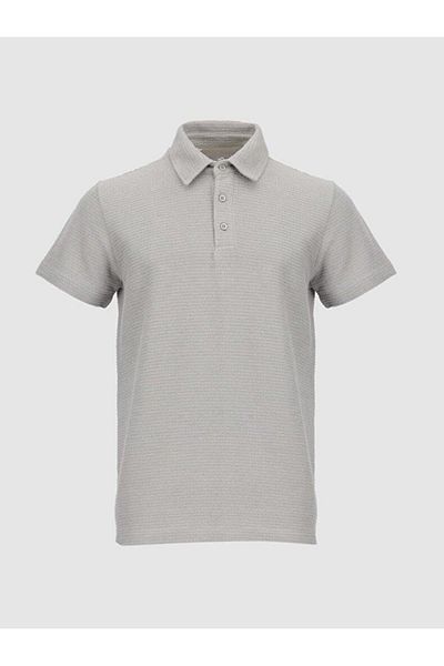 Ltb Мъжки обувки с яка и къс ръкав Mecafe Tshit12248417561674