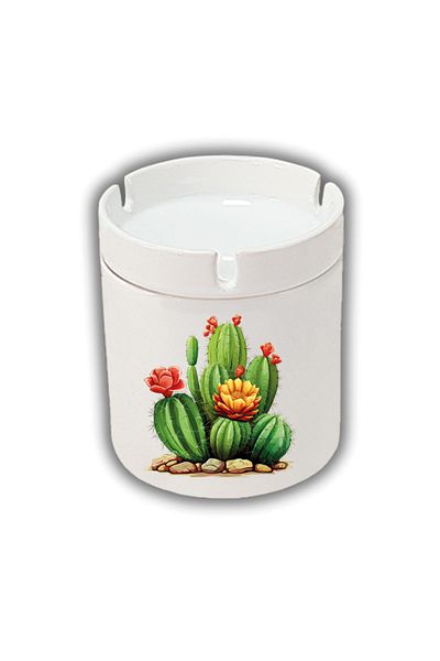 BİBANAPROMOSYON Scrumieră cu imprimeu cactus