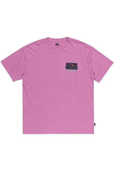 Quiksilver Spin Cycle Ss Eqyzt07653-Pmp0 Purple T-Shirt