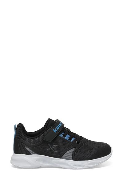Kinetix LISTER J 4FX Black Boy's Sports Shoes