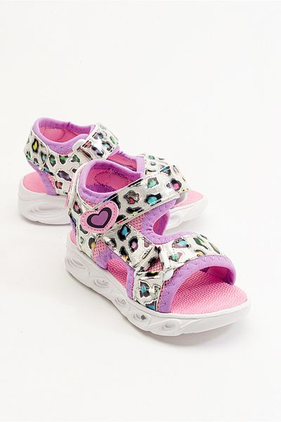 mnpc Girl's Pink Luminous Anatomical Lightweight Sports Sandals