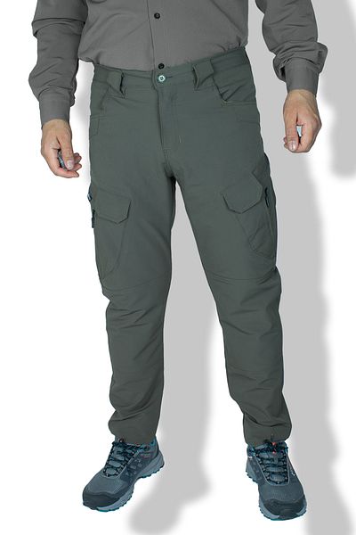 Nikbin Παντελόνι τακτικής με ελαστικό Lycra Green - με τσέπη Cargo (ΚΑΛΟΚΑΙΡΙΝΟ)