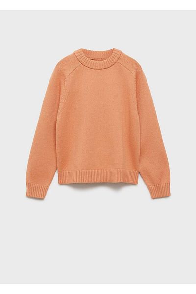 MANGO Kids Knit detailed sweater