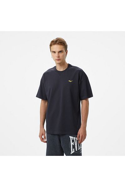 EVERLAST Ανδρικό μπλουζάκι Ever Classics Oversize με στάμπα στην πλάτη καπνιστό
