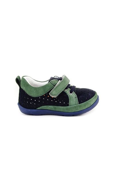 mnpc Unisex Children's Laci-green Leather Orthopedic Support First Step Shoes