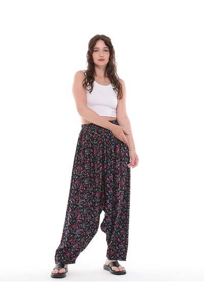 VB Steel Women's Local Pattern Jersey with Mesh from Above, Baggy Waist, Elastic Waist, Comfortable, Spacious, Suitable for Daily Use