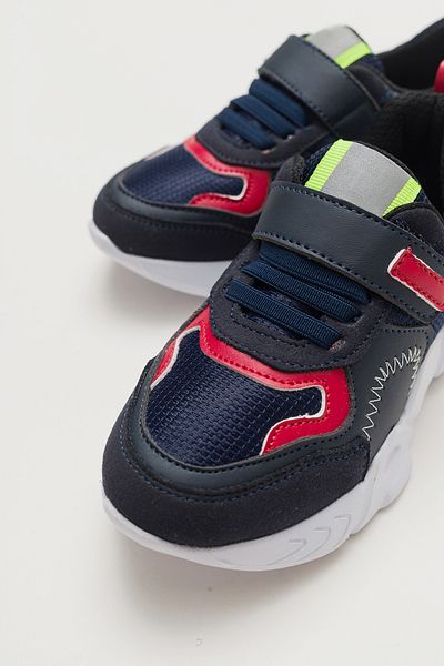 mnpc Boy's Navy Blue Orthopedic Supported Sports Shoes