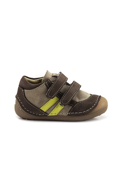mnpc Orthopedic Supported Sand Leather First Step Boots for Boys