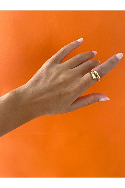 XUPING JEWELRY Xuping Adjustable Bambo Gold Ring