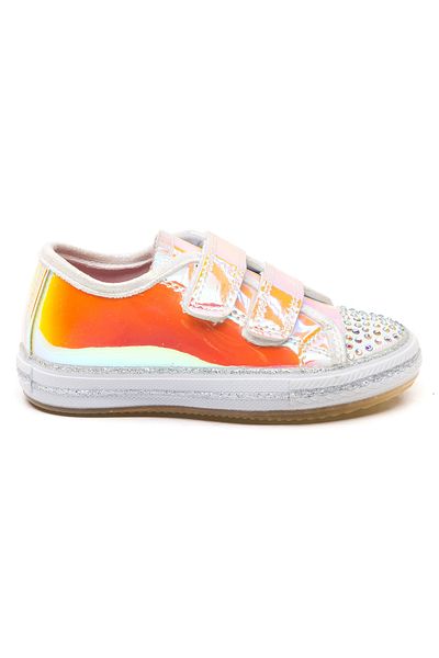 mnpc Girl's Yellow Hologram Orthopedic Supported Sports Shoes