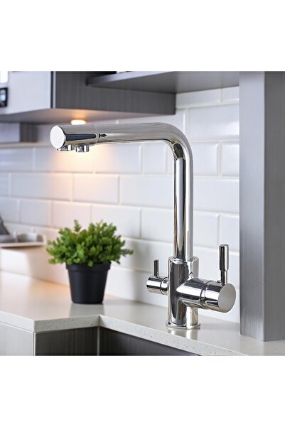 Arya Nar Su 5 Yıl Garantili Arıtmalı 3 Yollu Mutfak Bataryası