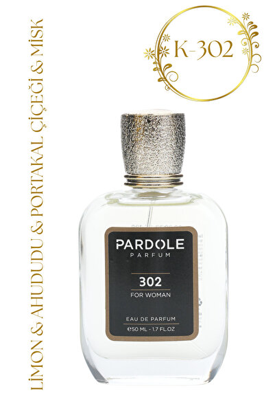 PARDOLE K-302 Meyvemsi, Floral Favoris Kadın Parfüm - 50 ml - Limon, Ahududu,...