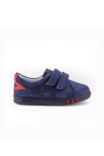 mnpc Boy's Jeans Leather Orthopedic Supported Initial Shoes