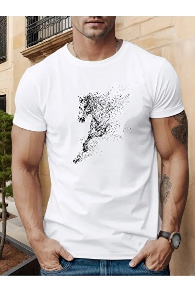 CLASİVA Running Horse Visual Season Product Modern Design Custom Print Women'...