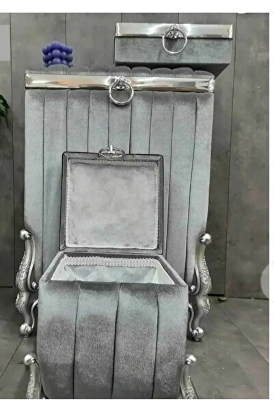 AsilHome 3LÜ MDF ÇAMAŞIR SEPETİ SETİ